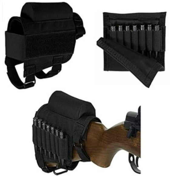 Tactical Nylon Rifle Cheek Rest Riser Pad Outdoor Cartridge Holder Carrier Pouch